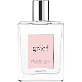 philosophy amazing grace eau de parfum - clean &amp; floral women's perfume - with notes of bergamot, lily of the valley &amp; musk - long lasting fragrance - 2 fl oz