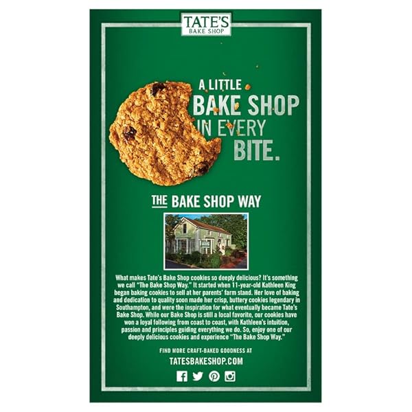 TATE’S BAKE SHOP OATMEAL RAISIN COOKIES, 7 OZ