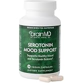 BRAINMD Dr Amen Serotonin Mood Support - 120 Capsules - Supports Healthy Serotonin Balance - Gluten Free - 30 Servings