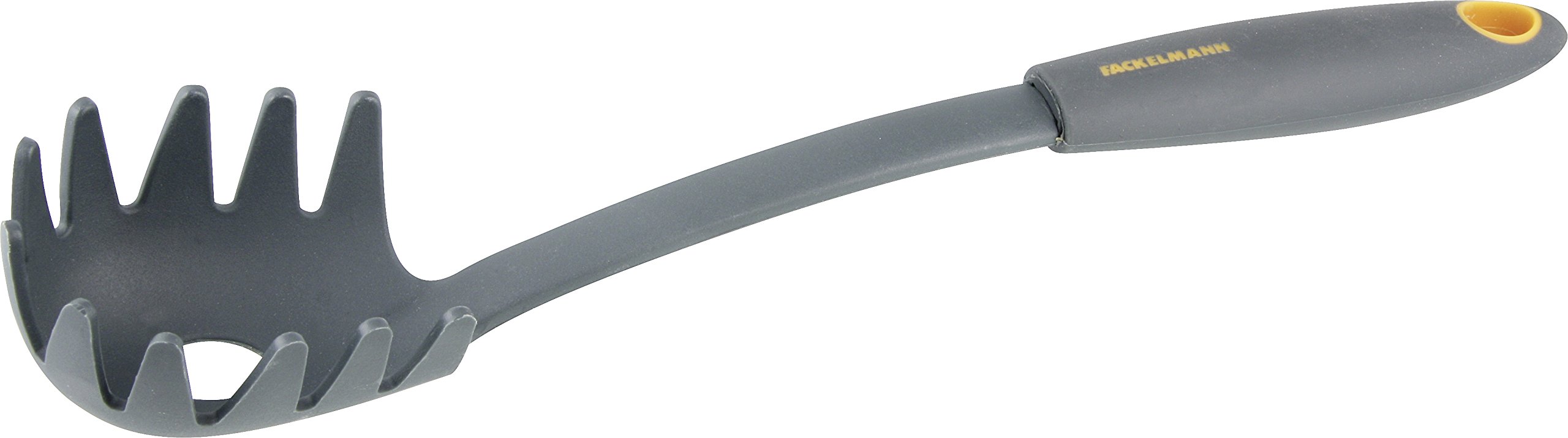 Fackelmann "Soft Spaghetti Spoon, Nylon, Grey/Orange, 32 Cm