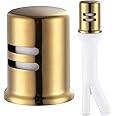 Dishwasher Air Gap Cover, Dishwasher Air Gap Cap for Kitchen Sink, Solid Brass Dishwasher Overflow Vent Cap Replacement Kit, 