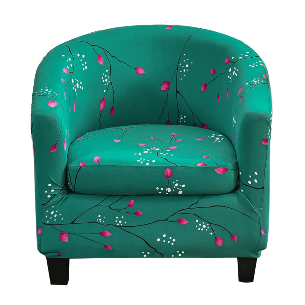 Meigeh Tub chair slipcover 2 piece tub chair cover Tub Chair Slipcover with Cushion Cover for Tullsta