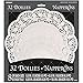 Unique 6809 Assorted White Paper Party Decorating Doilies, 1 Pack 10. 5
