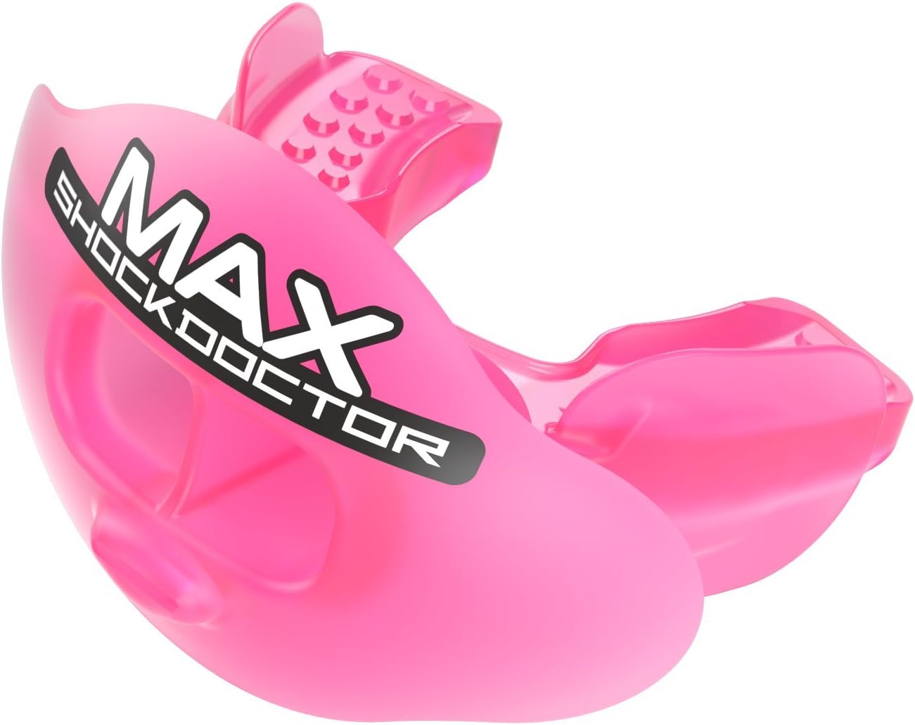 Shock Doctor Max Airflow Lip Guard / Mouth Guard. Football Mouthguard 3300. For Kids / Youth and Adults. Breathable Wide Opening Mouthpiece. Helmet Strap Included : Sports & Outdoors