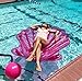 LetsFunny Shell Pool Floats,Outdoor Swimming Pool Party Lounge Raft Decorations Toys Games Float with Rapid Valves for Adult and Kids,60
