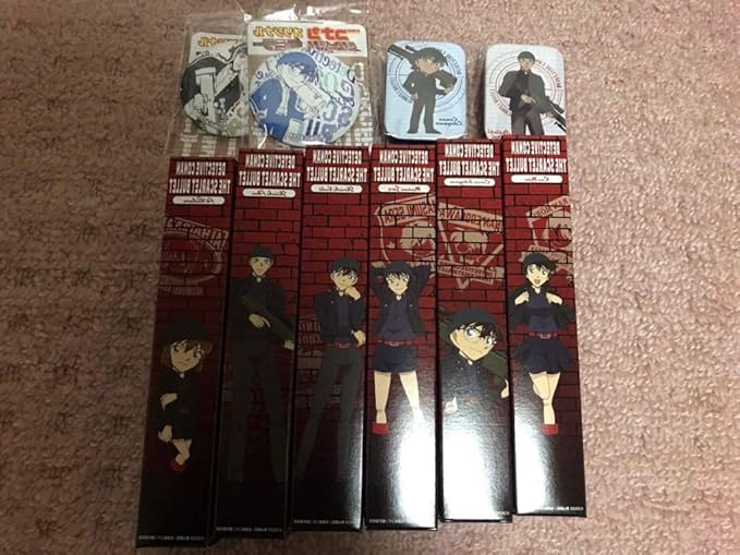 Amazon セブンイレブン 名探偵コナン 緋色の弾丸 缶ミラー 缶ケース スティックポスター コンプリートセット 赤井 世良 アイドル 芸能人グッズ 通販