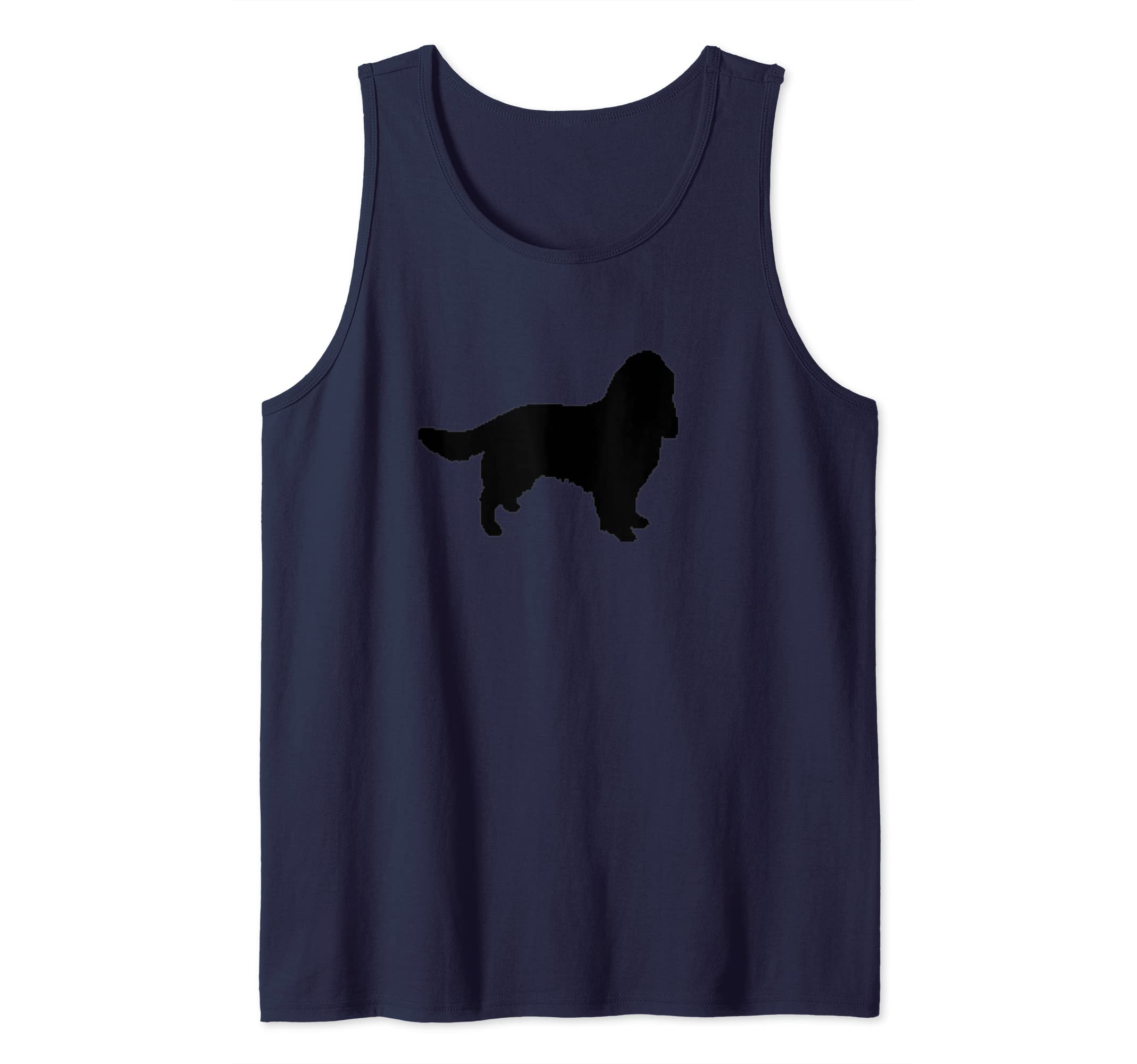 Silhouette of Dog Breed - Springer Spaniel Tank Top