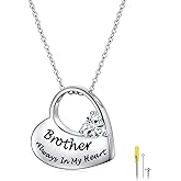 S925 Sterling Silver Urn Necklace for Ashes Cremation Memorial Keepsake Pendant Necklace Jewelry for Women