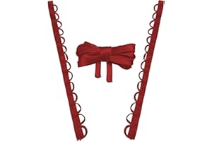 GeryVtee Satin Corset Kit Adjustable Back Corset for Wedding Dress with Loops and Replacement Zipper, Lace Up for Prom Dress 