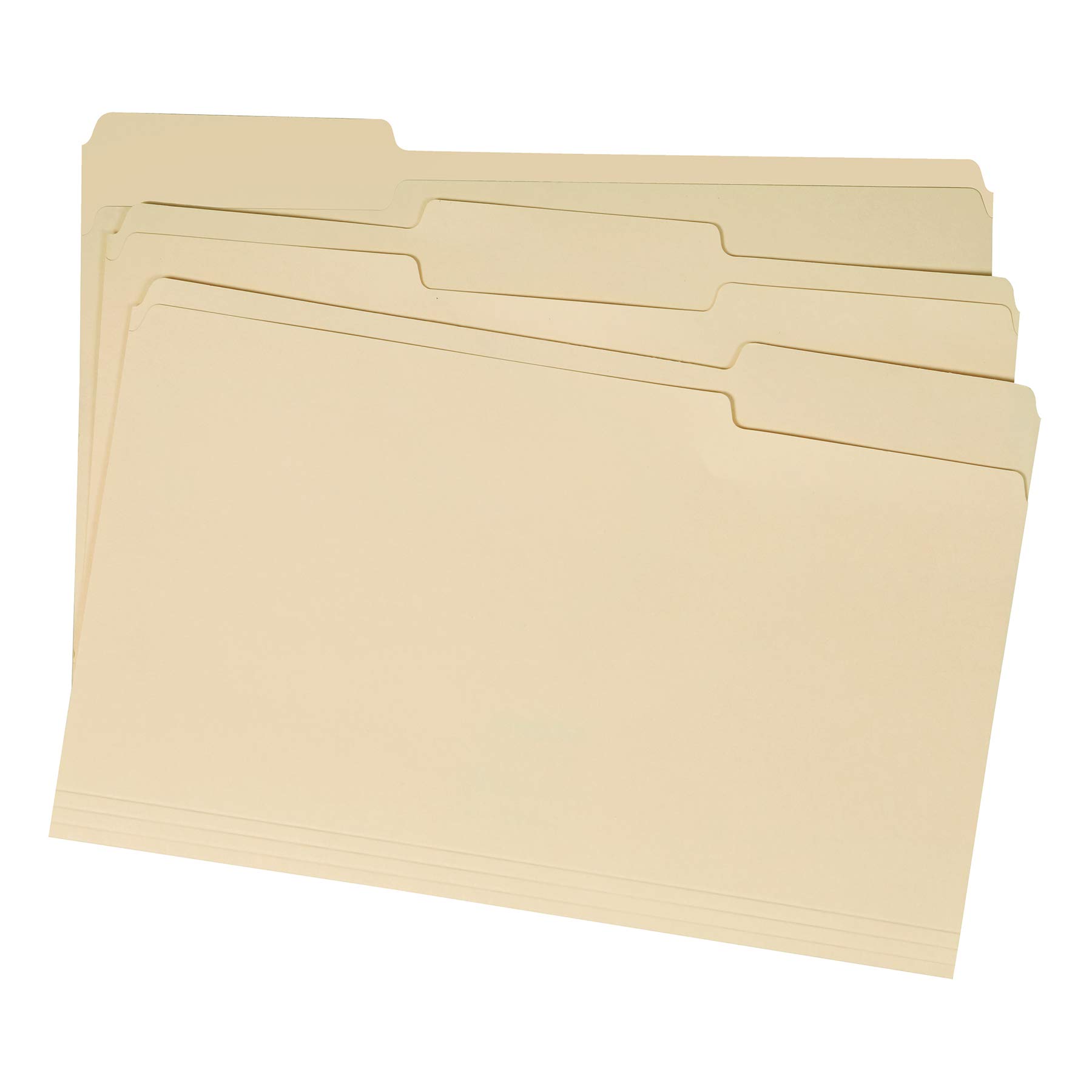 AmazonBasics File Folders - 1/3 Tab, Manila, Legal Size, 100 per Box