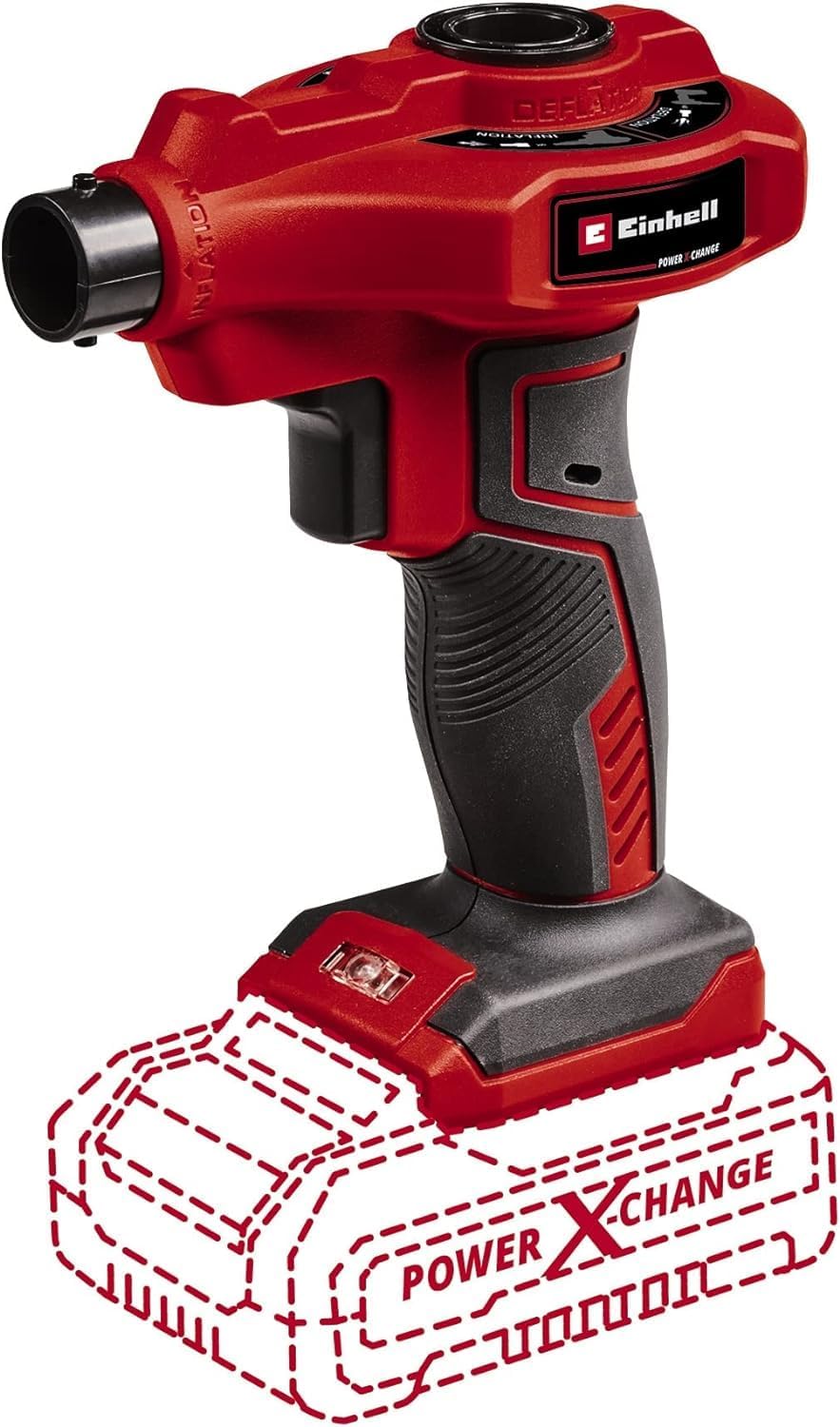 Einhell Battery Air Pump 18V Power X-Change 670 L/Min Cordless Inflator