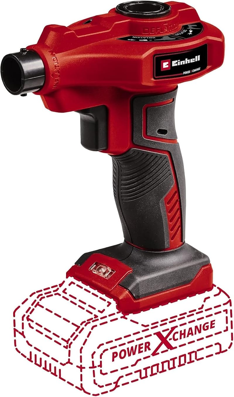 Einhell Battery Air Pump 18V Power X-Change 670 L/Min Cordless Inflator