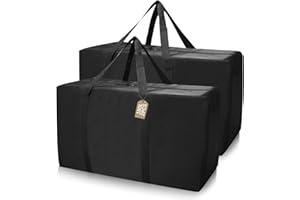 RJUP Extra Thick Storage Bag 85L – Heavy Duty Moving Bags, Moving Storage Container, Christmas Tree Storage Bag, Pack of 2, V