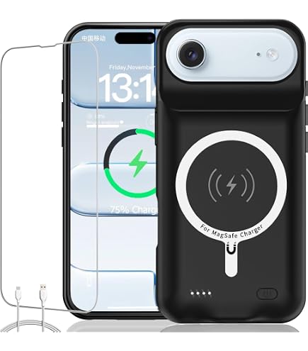 Amazon.com: Battery Case for iPhone Air, Upgraded 12000mAh