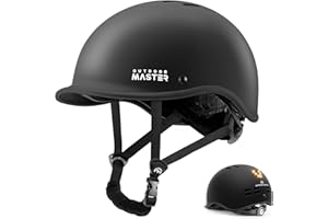 OutdoorMaster Bike Helmet for Adults,Adjustable Cycling Helmet with Light for Men & Women - Safety Certified for Bicycle Skat