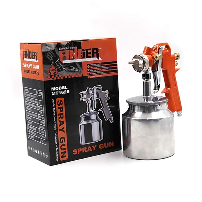 Paint Sprayer, Pneumatic Spray Gun with Adjustable Spray Pattern and