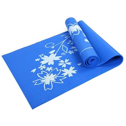 Antideslizante Yoga Mat --- 4MM estampas de yoga de PVC ...