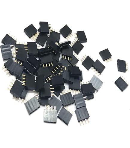 Amazon.com: uxcell 20Pcs 2.54mm Pitch 2x7-Pin Double Row Straight