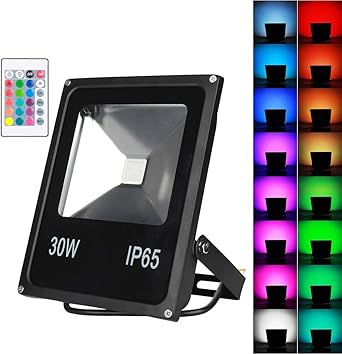 Led scheinwerfer mit farbwechsel