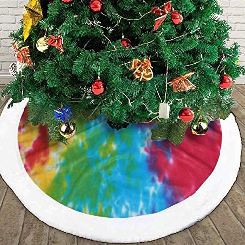 メーカー再生品 タイダイ36インチクリスマスツリースカートマットクリスマスホリデーパーティーの装飾屋内屋外