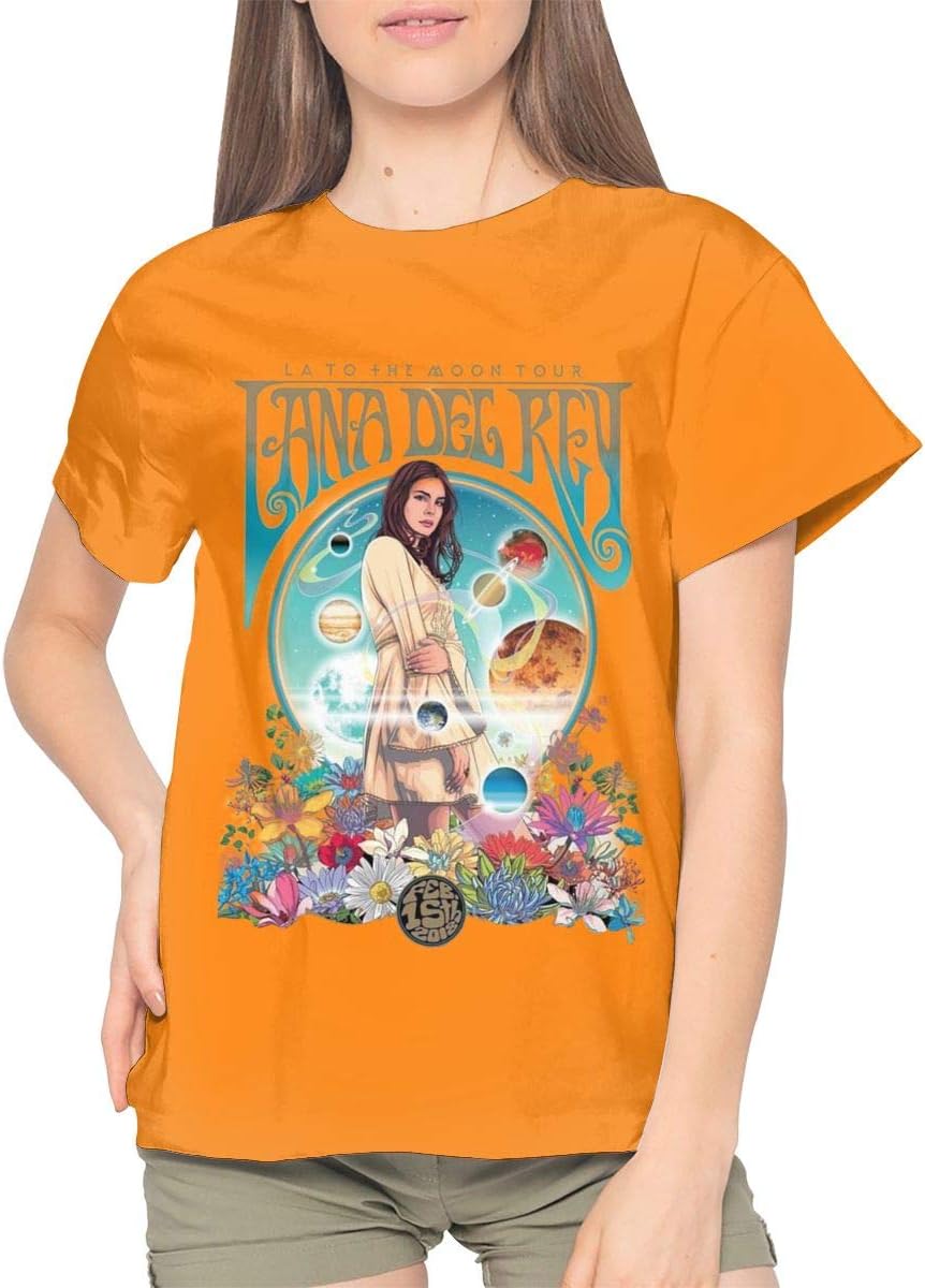 Lana Del Rey Women Cotton Unique Daily Wear Short Sleeve T Shirt