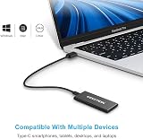 KOOTION External Hard Drive 250 GB Portable SSD USB C Read 500 MB/s Black view 8