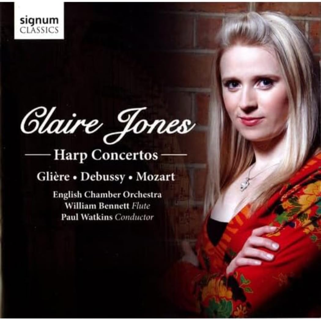 Gliere: Harp Concerto; Debussy: Danses; Mozart: Concerto