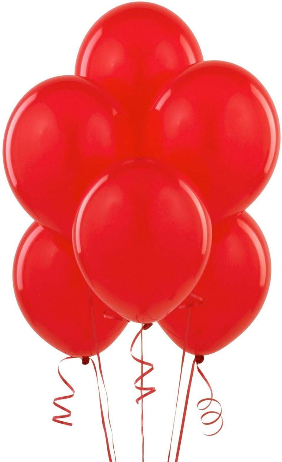 Red Balloon 10 inch Pack of 25 Plain Party Balloons Red Balloon for Theme Party Decorations Graduation Valentines Day Birthday Party Proposal Wedding Baby Shower Anniversary Decoration Balloons