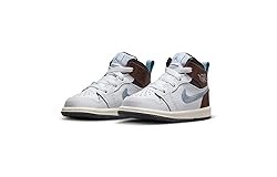 NIKE Toddler Jordan 1 Mid SE White/Blue