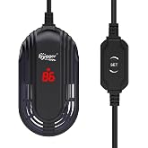 hygger Small Aquarium Heater, 15W Submersible Betta Fish Tank Heater with Adjustable Temperature External Controller, Turtle Heater with LED Display for up to 2.5 Gallon Tanks