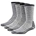 Merino Wool Hiking Socks, RTZAT Unisex Winter Super Warm Thick Thermal Camping Outdoor Crew Socks, 1/2/4 Pairs