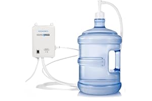 YEEHEMES Bottled Water Dispenser Pump System US Plug 20ft Hose Outlets Used for Coffee Machine Icemaker Refrigerator Kitchen Camping RV 5 Gallon Jug Fresh Drinking Bottled Water Pump