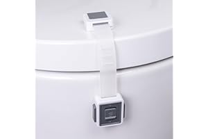 2-Pack Toilet Locks Baby Proof - Toilet Seat Locks for Toddlers with Adhesive - Toilet Latches Child Safety - No Tools Requir