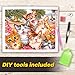 Craftymint DIY Diamond Painting Kits for Adults and Kids - Full Drill 5D Dotz by Numbers Kit - Large 16x20