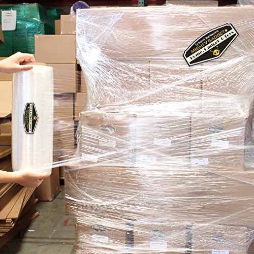 2 Pack of Mighty Gadget (R) 15" x 1476 ft Stretch Moving & Packing Wrap. Pre-Stretched Plastic Film Wrap