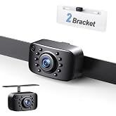 eRapta ERT01 HD Backup Camera Rear View License Plate Reverse Camera | Universal for Pickup Truck Car SUV 149 Degree Perfect Angle Night Vision IP69K Level Waterproof
