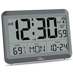 WallarGe Atomic Clock Battery Operated - Large