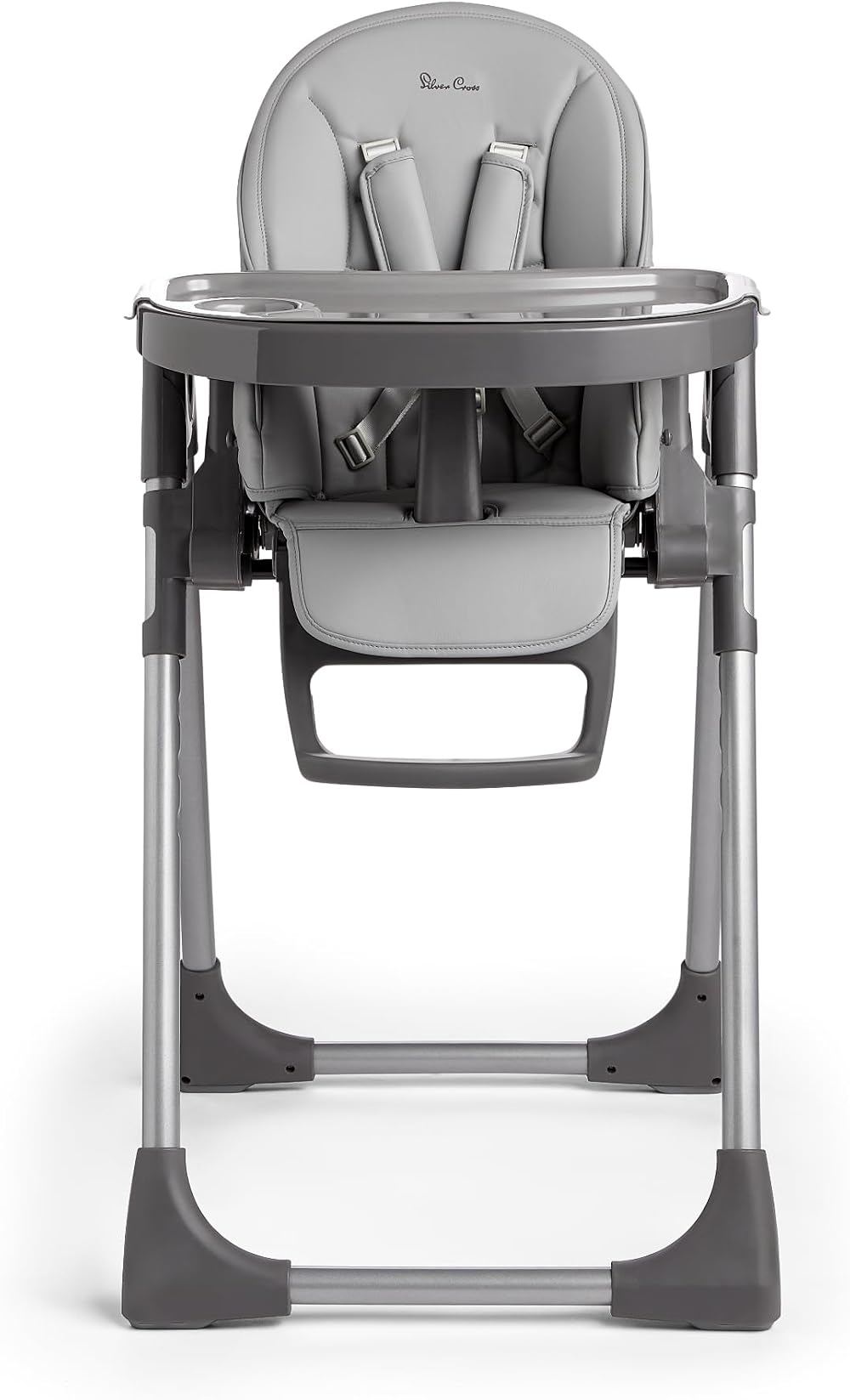 Silver Cross Buffet Highchair Baby Chair Portable Newborn to 3 Years Cool Grey