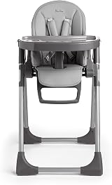 Silver Cross Buffet Highchair Baby Chair Portable Newborn to 3 Years Cool Grey
