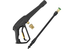 Bear Force High Pressure Water Spray Gun Wand Jet Nozzle Tips, Power Washer Water Gun Compatible with Some of Greenworks Karcher Ryobi Homelite Electric Pressure Washer Max 1900 PSI