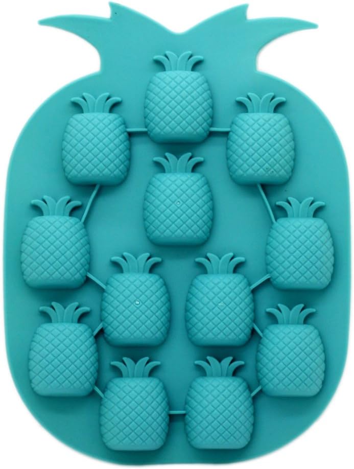 Luwu-Store Silicone Pineapple Ice Cube Tray Tools Chocolate Ice Mould color random Diy Lovely Freeze Bar