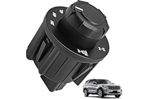 NOTISH 4WD Switch Knob, 4x4 Differential Lock Switch, E-Locker Override Control OEM AL3Z-14B166-BA, Electronic Locking, Compa