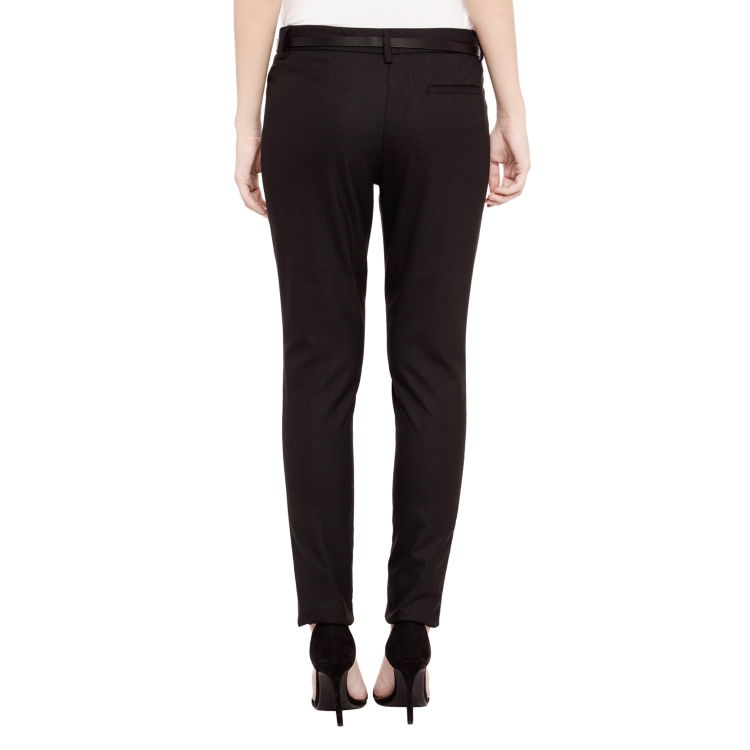 annabelle by pantaloons women's solid trouser