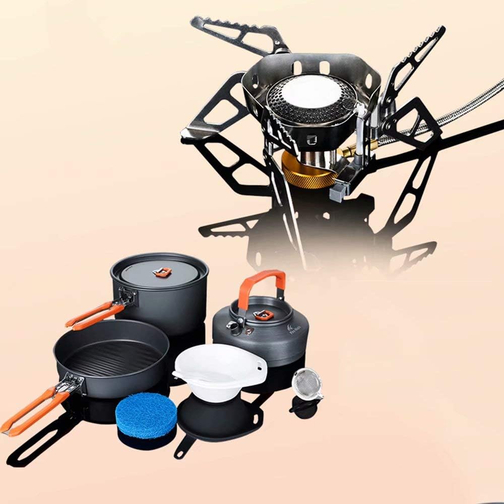  Portable Camping Gas Stove Mini Windproof