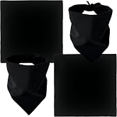 WEITBF 2 Pack Solid Color Bandana Blank Flag Bandanas Scarf Headband - 100% Cotton, 22 x 22 inch