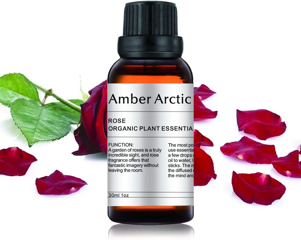 Rose Essential Oil 30ML, 100% Pure Natural Aromatherapy Rose Oil for Diffuser