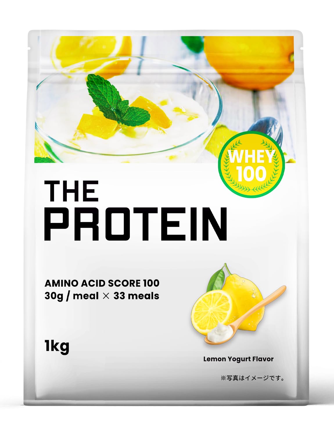 ザプロ プロテイン 1kg レモンヨーグルト 風味 ホエイプロテイン ビタミン 11種 国内製造 低糖質 低脂質 高タンパク 筋トレ WPC ぷろていん 武内製薬 THE PROTEIN商品画像