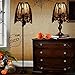 AerWo Black Spider Halloween Lace Lamp Shade Cover for Halloween Lamp Decorations, 18 X 60 inch