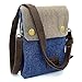 Dlames Canvas Cross-Body Casual Shoulder Bag for iPhone X,iPhone 8 Plus,iPhone 6S Plus,7 Plus,Samsung Galaxy S7 Edge,S8 Edge (Dark Blue)