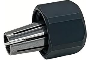 LIKINMAKA 48-66-0975 48-66-2486 Replace for Milwaukee 14-46-0167 48-68-0031 Collet Nut 2485-20 2486-20 48-66-0974 1/8" (3.175mm) Collet 48-66-0985 Routers Self-Releasing Collet Chuck and Locking Nut Assembly